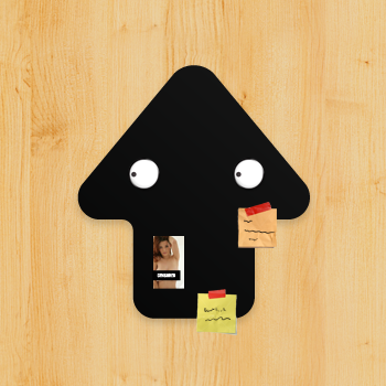 Магнитно-меловая доска "Стрелка"